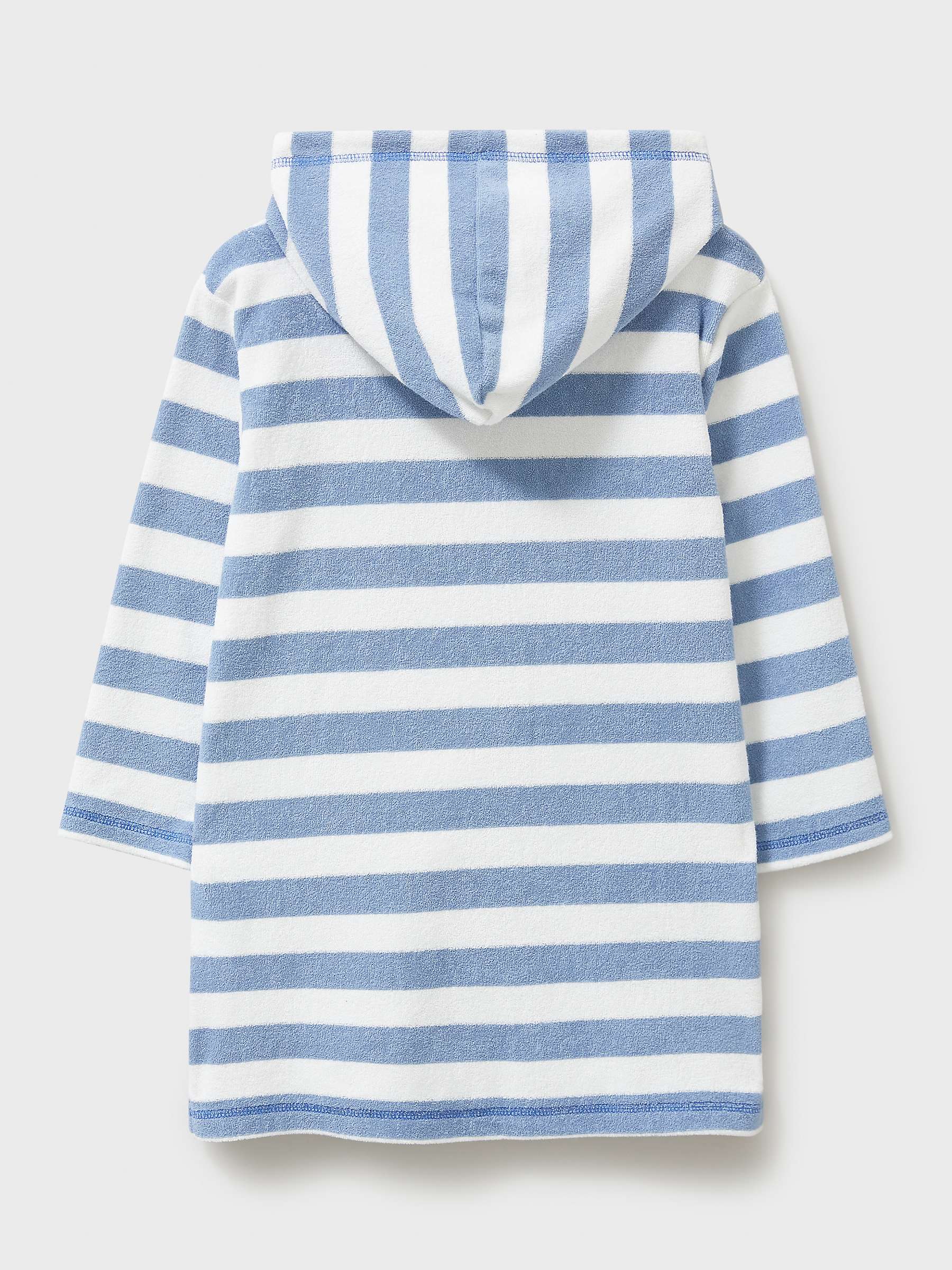 Buy Crew Clothing Kids' Fish Towel Cover Up, Mid Blue Online at johnlewis.com