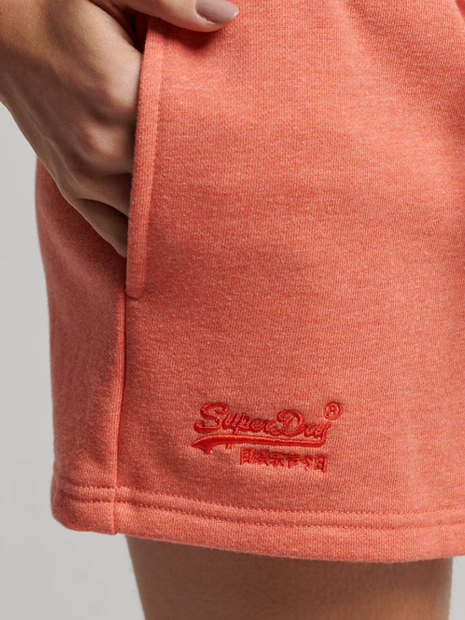Buy Superdry Vintage Logo Embroidered Jersey Shorts Online at johnlewis.com