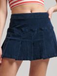 Superdry Vintage Pleated Cord Mini Skirt