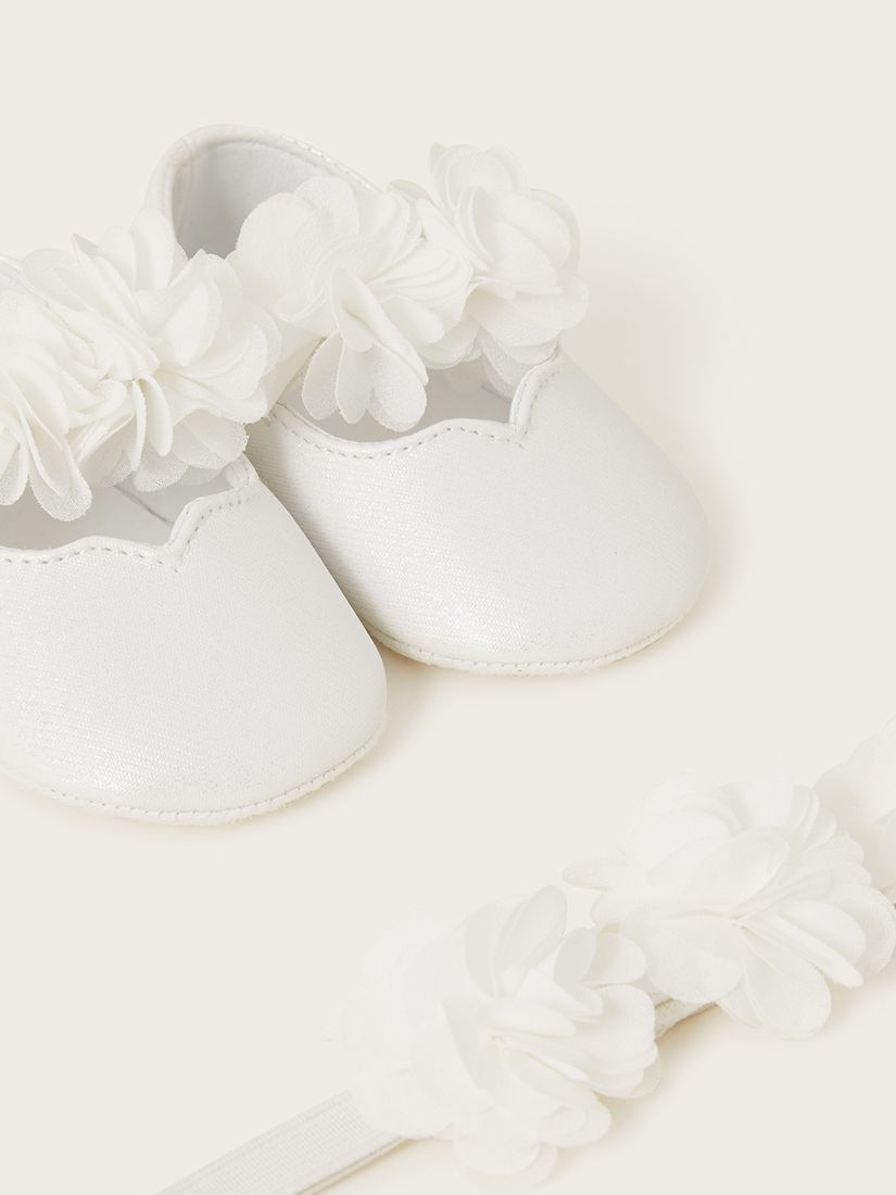 Buy Monsoon Baby Corsage Bando & Bootie Set Online at johnlewis.com