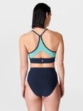 Sweaty Betty Brook High Waist Bikini Bottoms, French Navy Blue