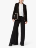 James Lakeland Wide Leg Palazzo Trousers, Black