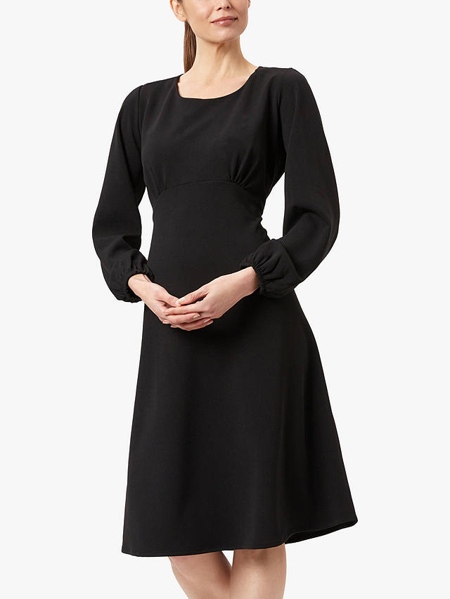 James Lakeland Scoop Neck A-Line Dress, Black