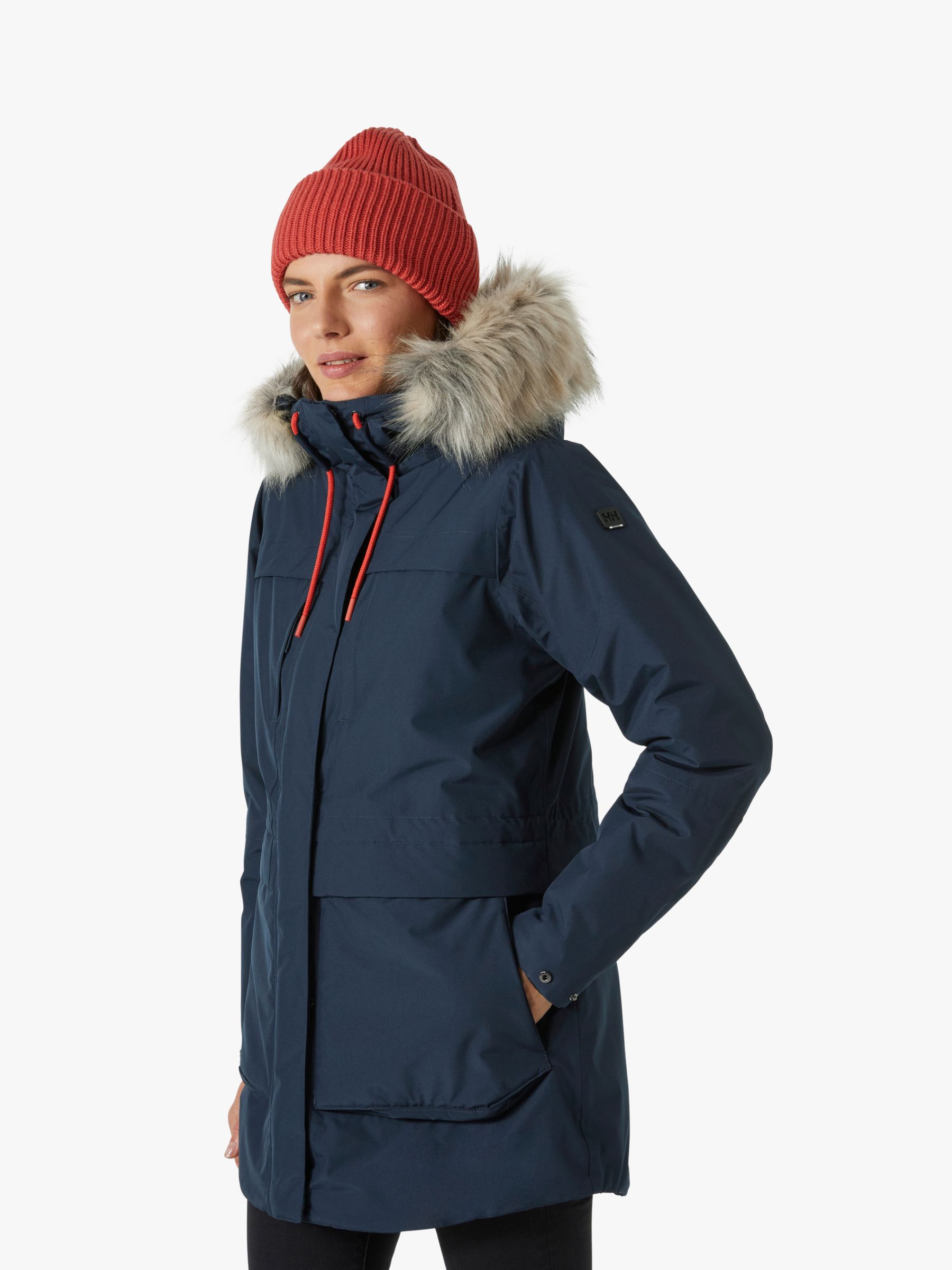 Helly Hansen Coastal Women's Waterproof Parka Jacket at John Lewis ...