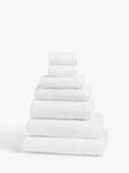 John Lewis Ultra Soft Cotton Towels, White