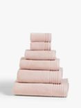 John Lewis Ultra Soft Cotton Towels, Pale Pink
