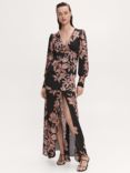 Mango Ximena Textured Dress, Black