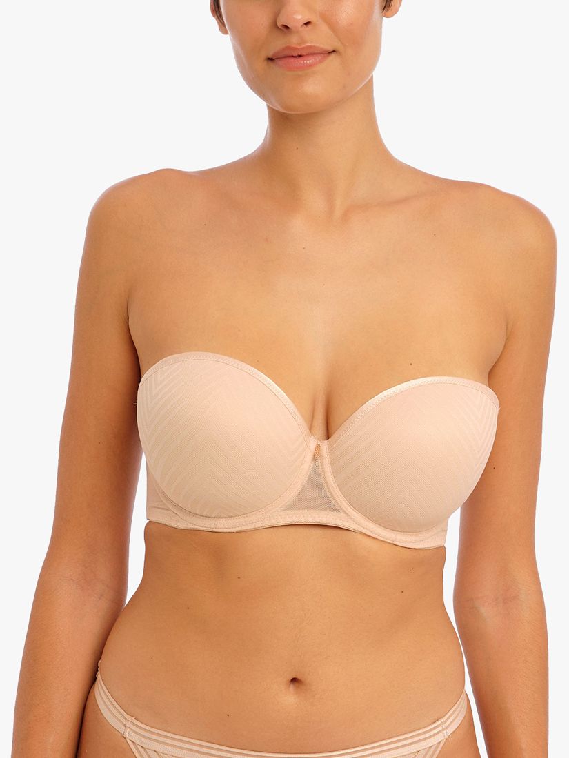 Wacoal Halo Lace Underwired Bra, Ivory at John Lewis & Partners