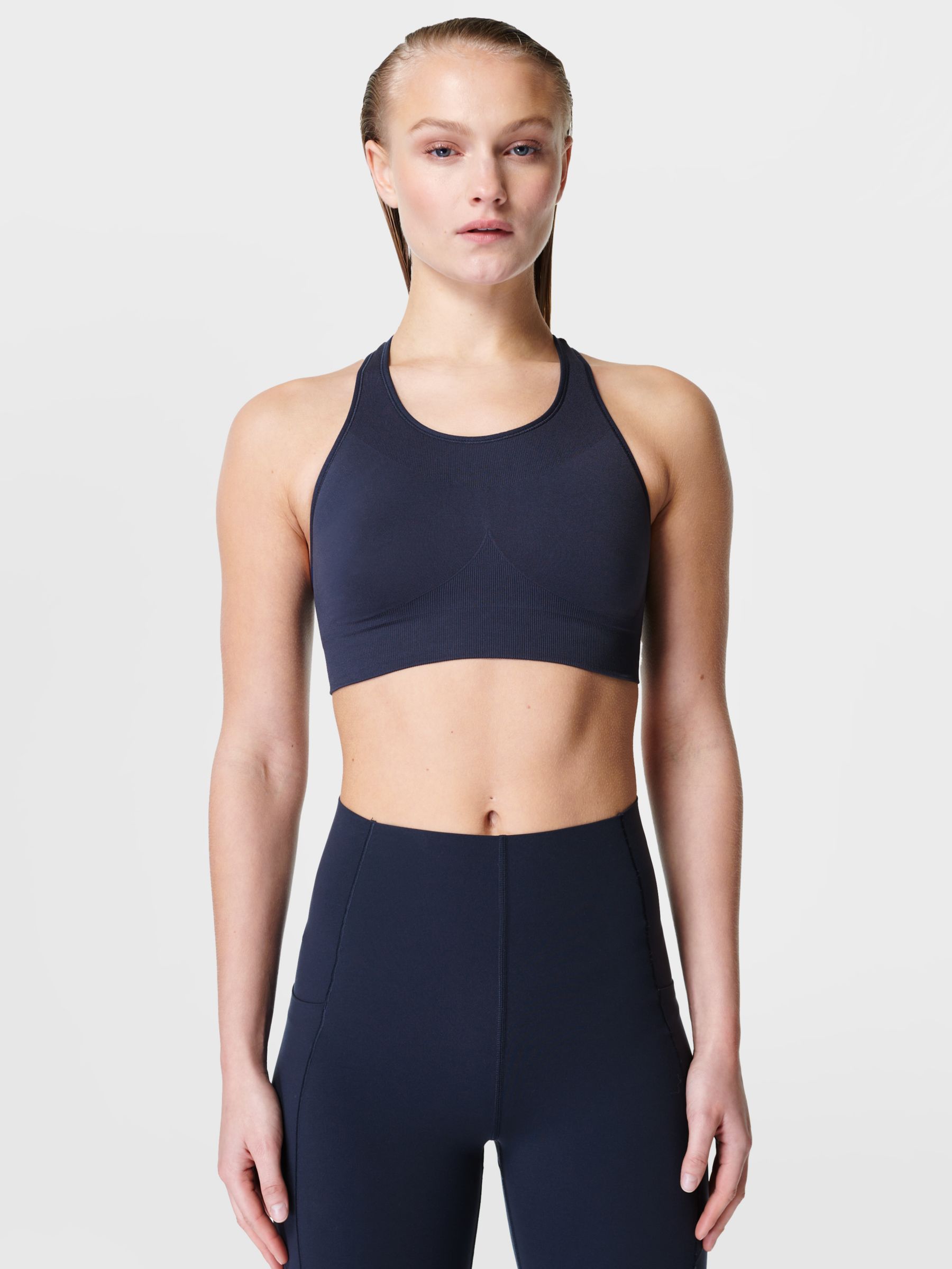 Shapewear Gym Bunny Contour padded bra top - Light Blue – Shape Wear Shop