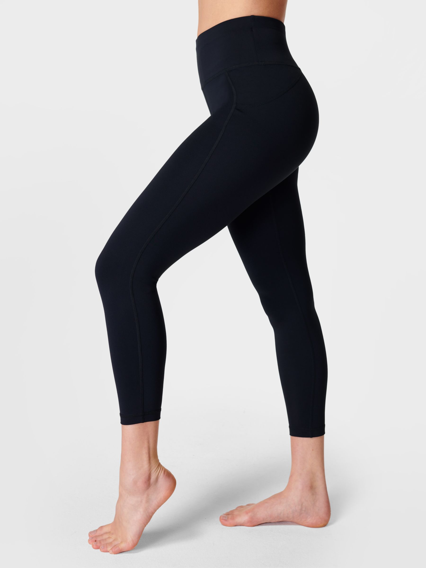 JOYSPELS Women's High Waisted Gym Leggings - Yoga Pants Womens Workout  Running Sports Black Leggings with Pockets-Black-S : : Fashion