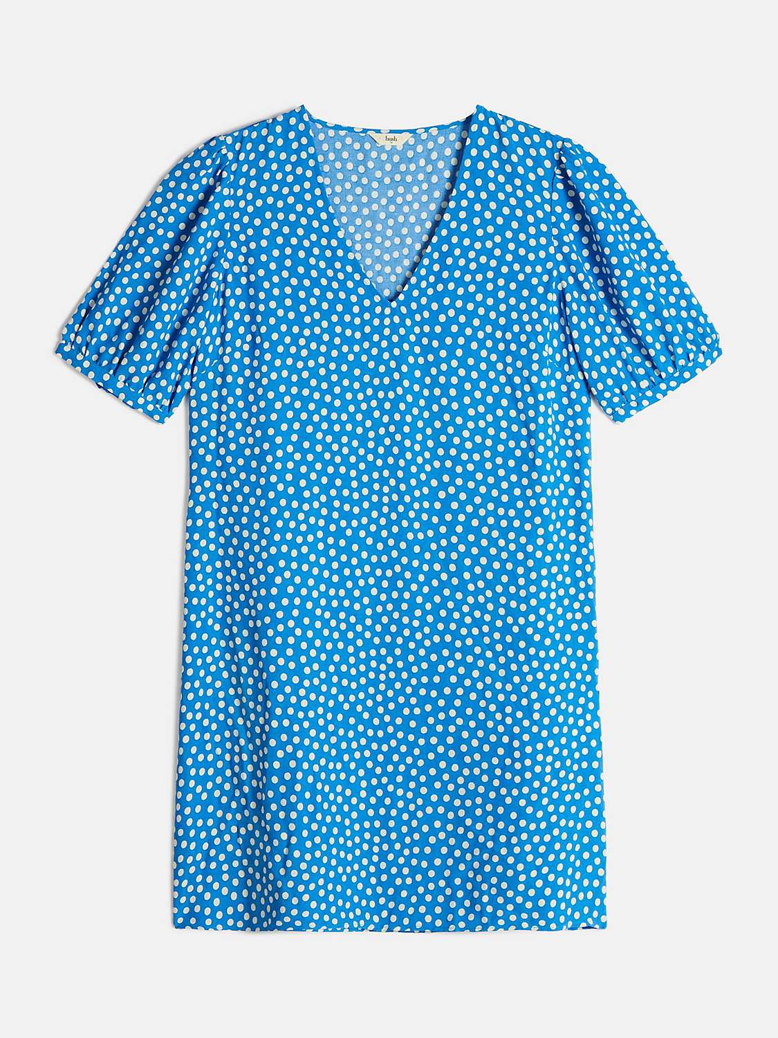Buy HUSH Elsa Spot Mini Dress, Blue/White Online at johnlewis.com
