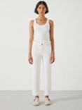 HUSH Agnes Cropped Jeans, White