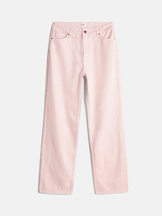 HUSH Remy Slouchy Straight Jeans, Pink