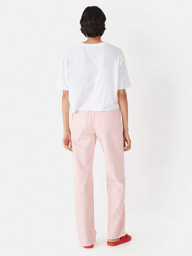 HUSH Remy Slouchy Straight Jeans, Pink