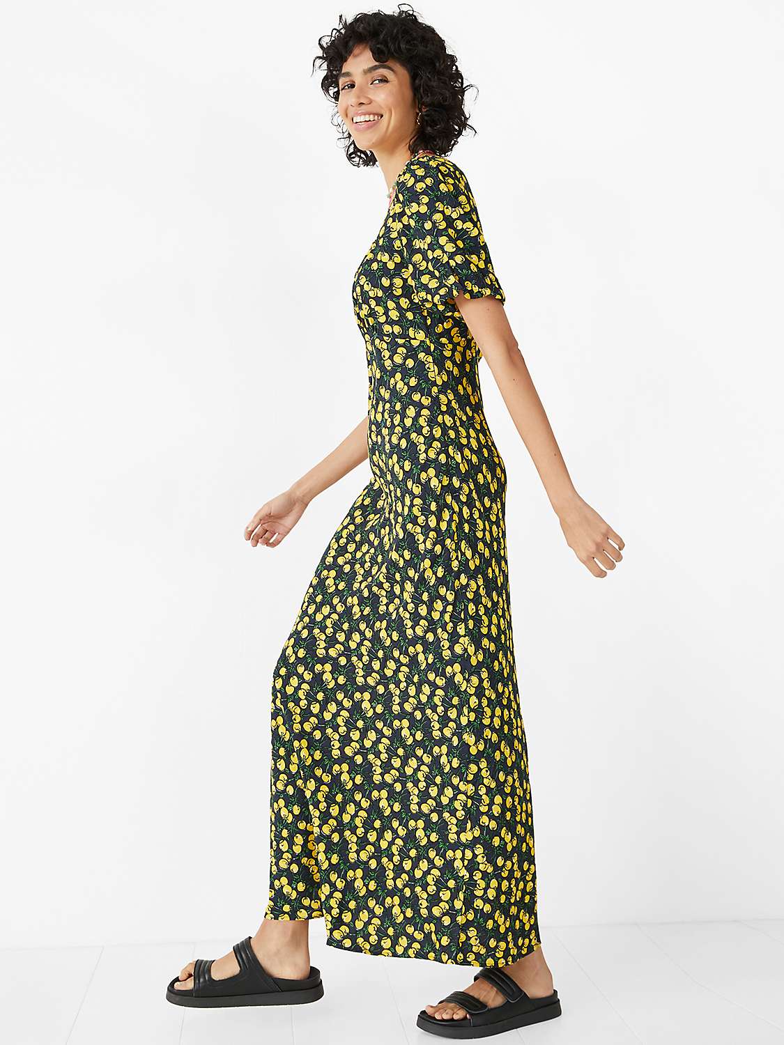 Buy HUSH Esther Cherry Print Maxi Dress, Multi Online at johnlewis.com