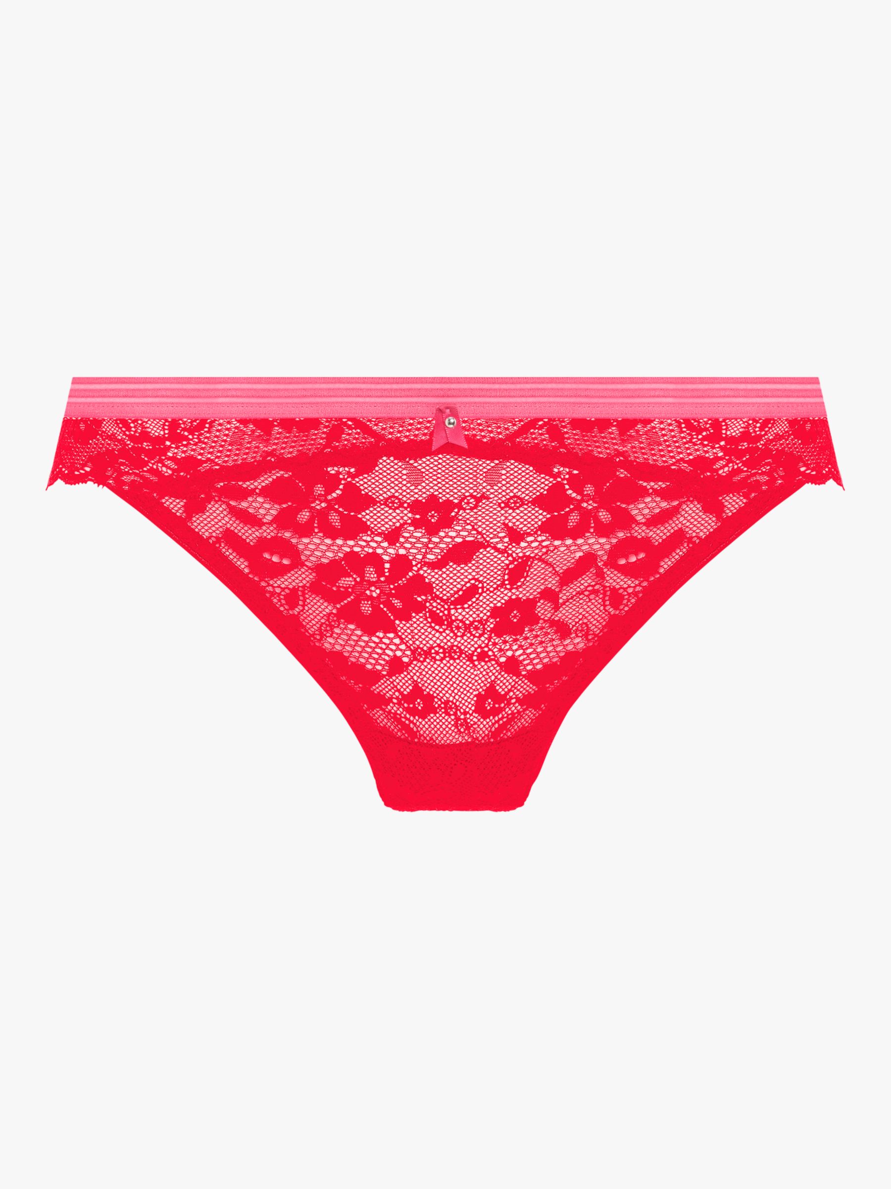 Freya Offbeat Knickers, Chilli Red at John Lewis & Partners