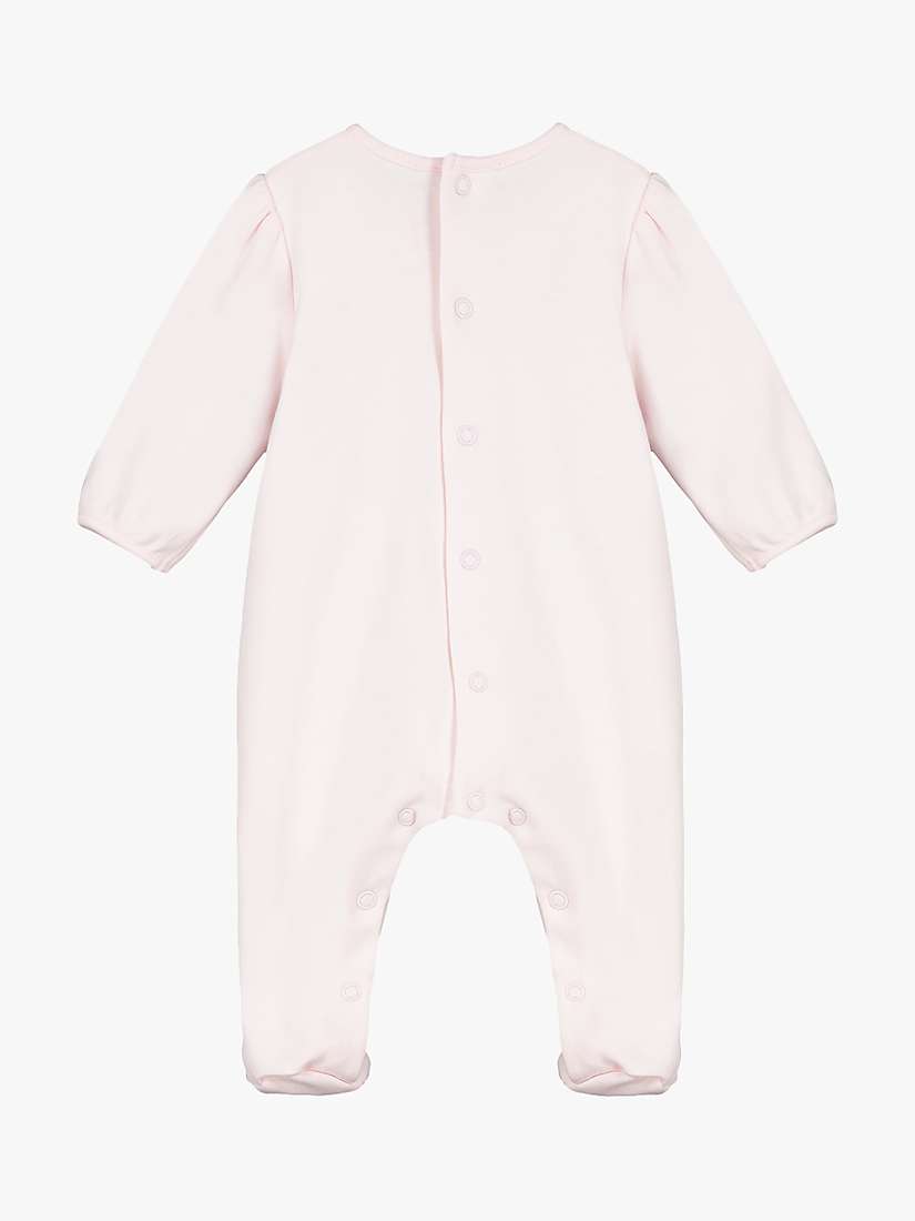 Buy Emile et Rose Baby Shantel Bow Detail All-in-One Sleepsuit and Hat Set, Pink Online at johnlewis.com
