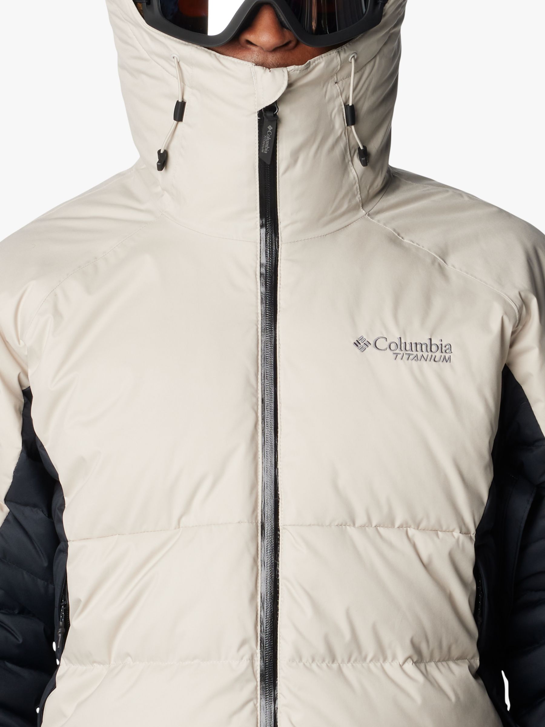 Buy Columbia Roaring Fork Men's Waterproof Ski Jacket, Dark Stone/Black Online at johnlewis.com