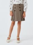 John Lewis Heirloom Collection Dogtooth Check Mini Skirt, Multi