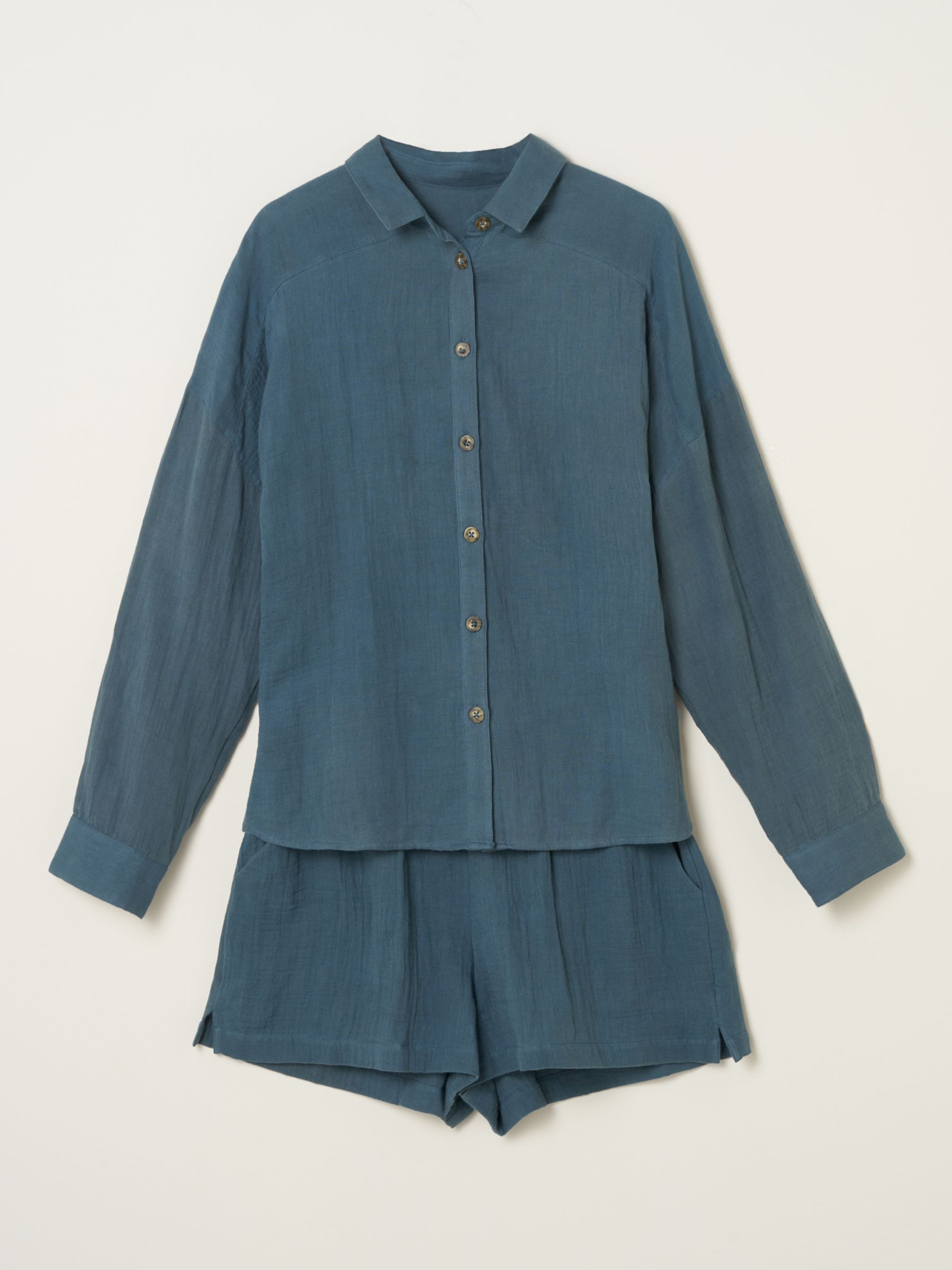 Buy Truly Cotton Cheesecloth Shirt and Shorts Set Online at johnlewis.com