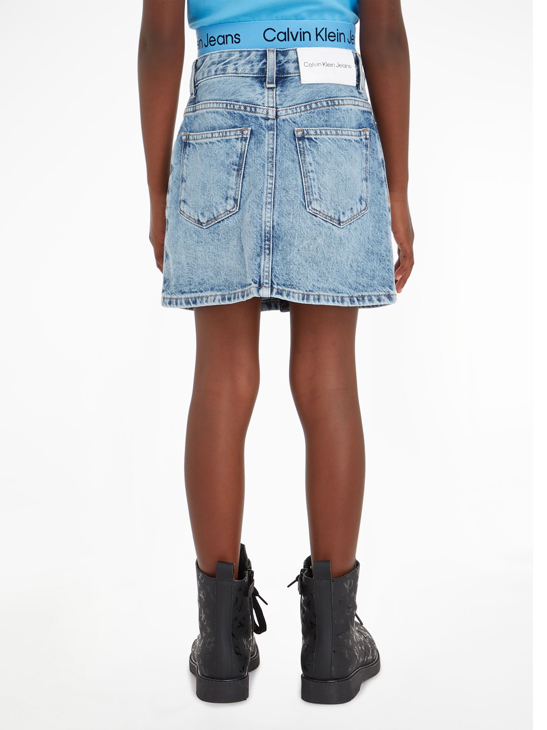 Calvin Klein Kids' Denim Skirt, Denim, 14 yrs