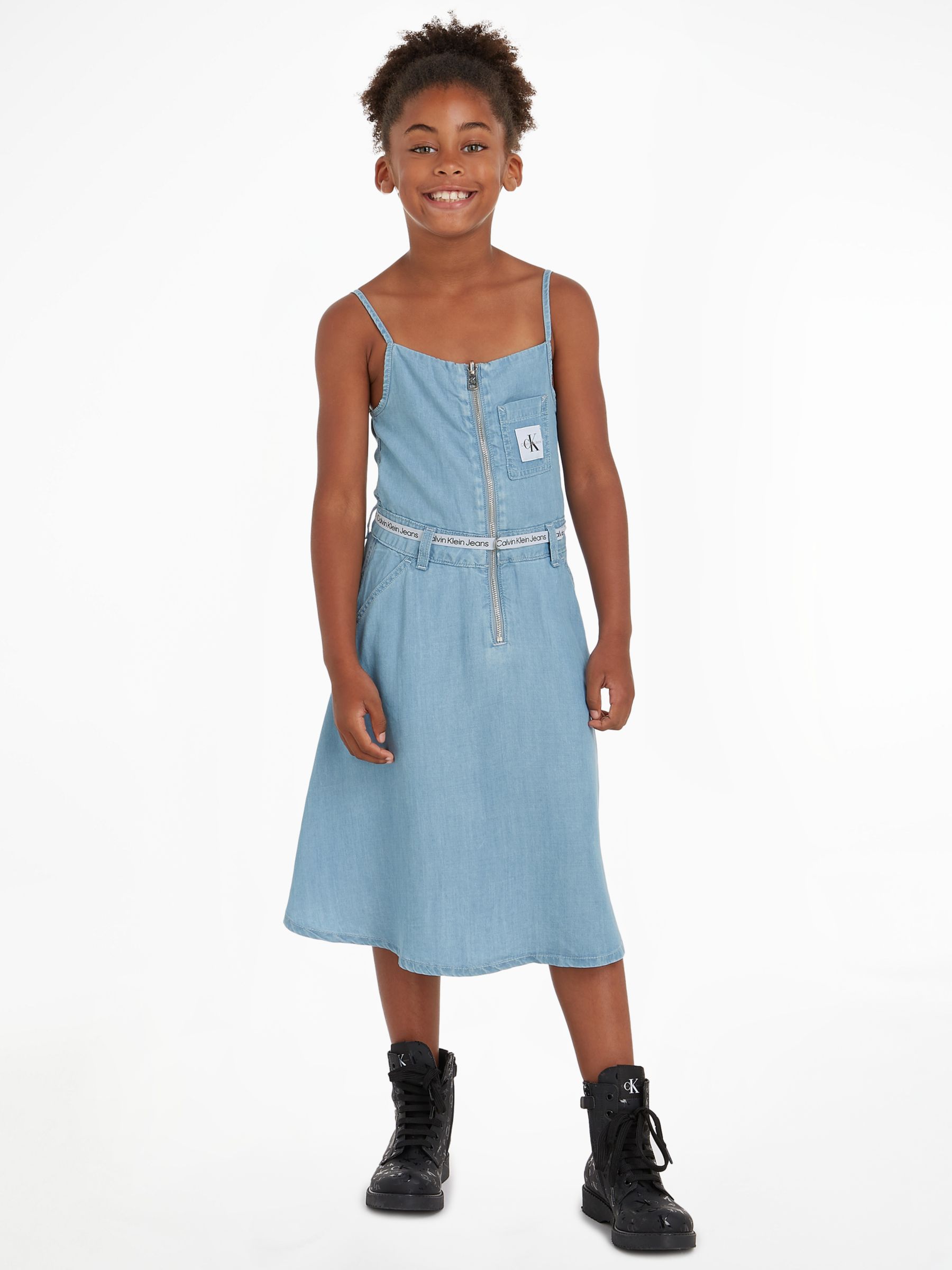 Calvin Klein Toddler Girls 2-Pc. Tiered Floral Tunic & Leggings
