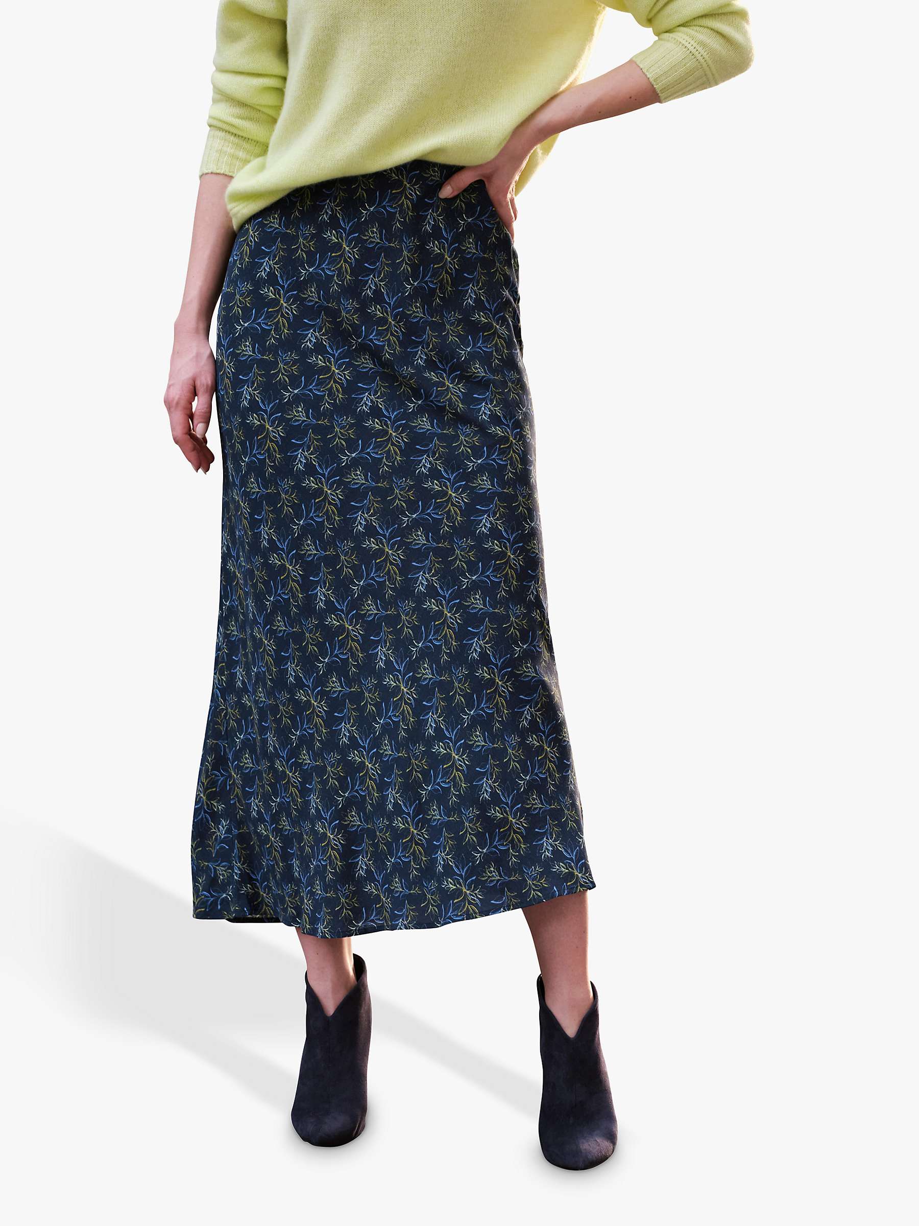 Buy Pure Collection Bias Midi Skirt Online at johnlewis.com
