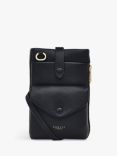 Radley Mallow Street Leather Cross Body Phone Bag, Black