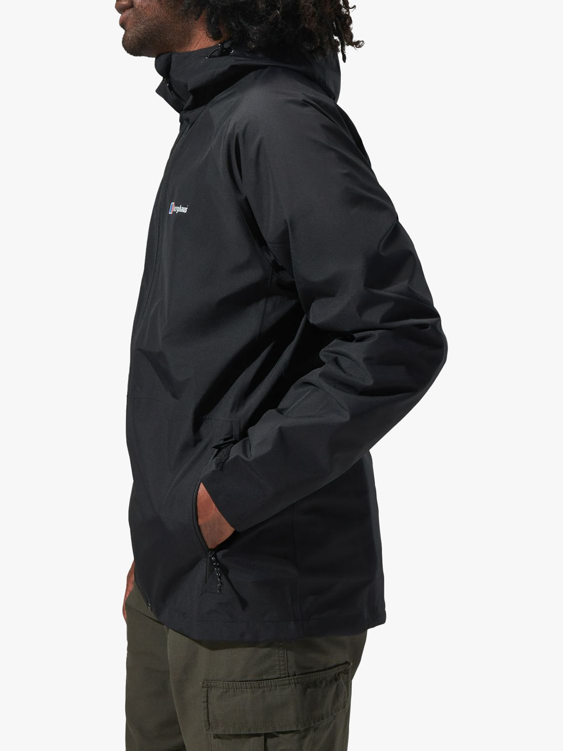 berghaus Paclite Waterproof Jacket, Jet Black, XL