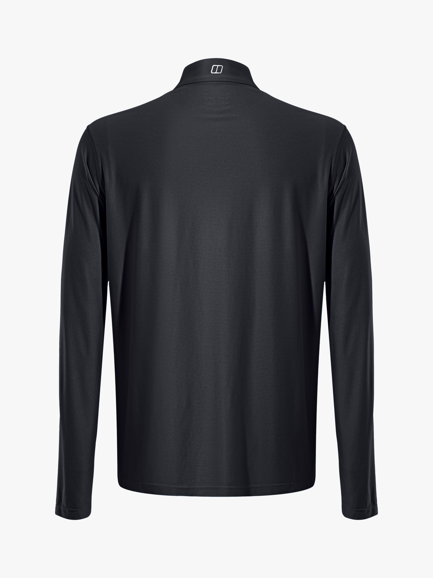 Berghaus 24/7 Long Sleeve Full Zip Top, Jet Black, XL