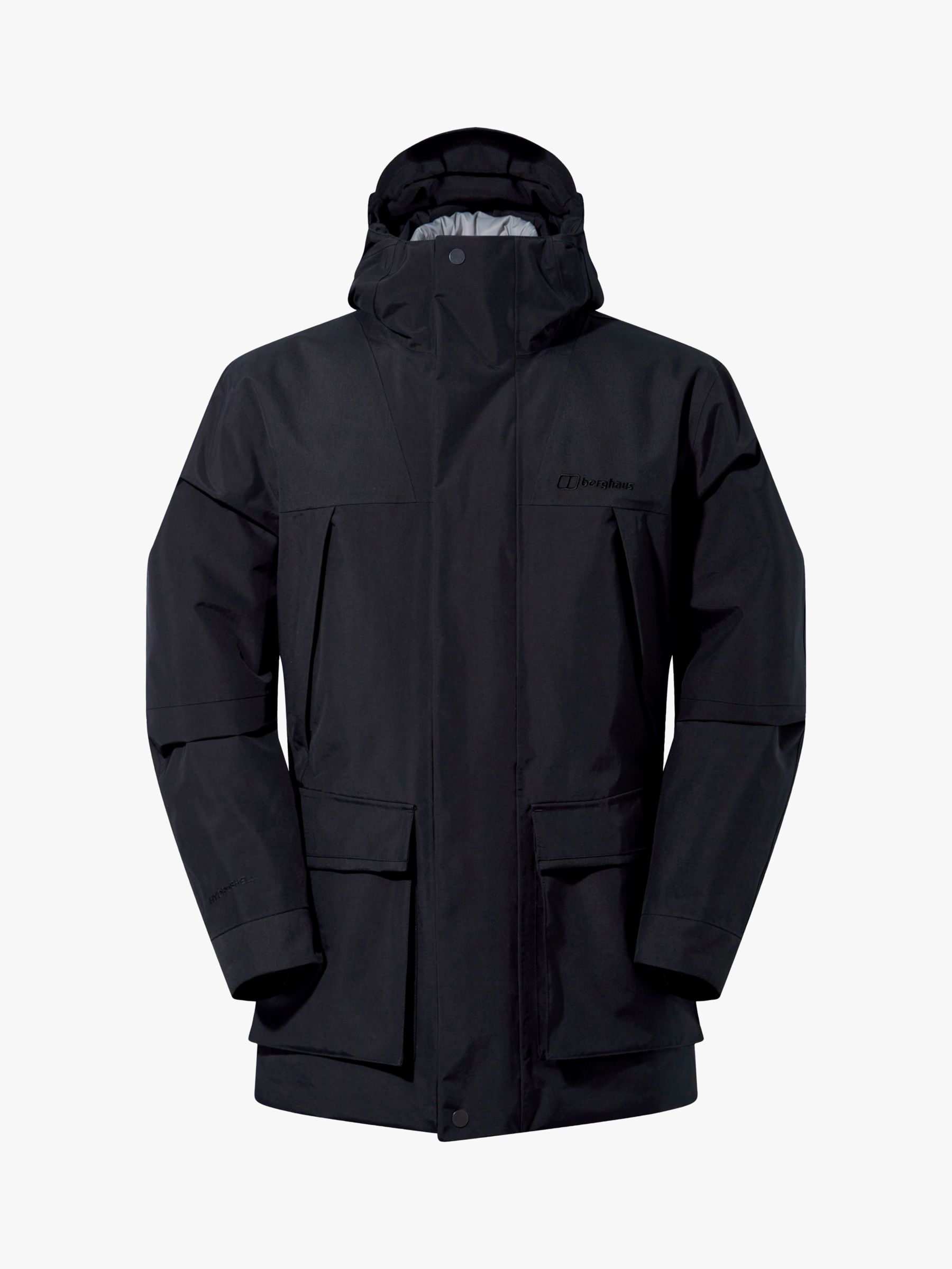 Berghaus Breccan Insulated Waterproof Parka Men's Jacket, Jet Black at ...
