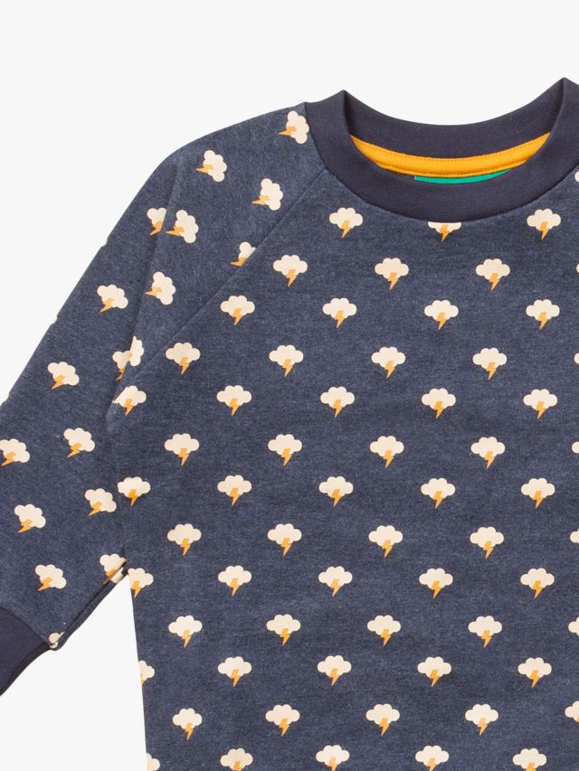 Printed sweatshirt - Blue/Patterned - Kids