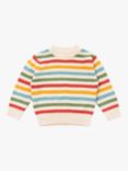 Little Green Radicals Kids' Striped Knit Jumper, Knitted Rainbow