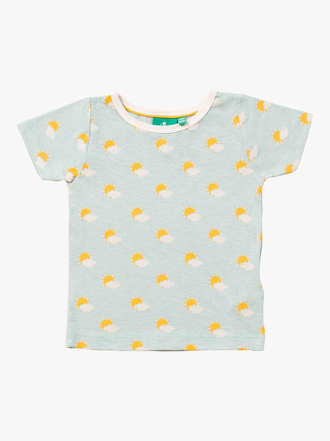 Buy Little Green Radicals Baby Sunshine Jersey Pyjama Shorts Set, Blue/Multi Online at johnlewis.com