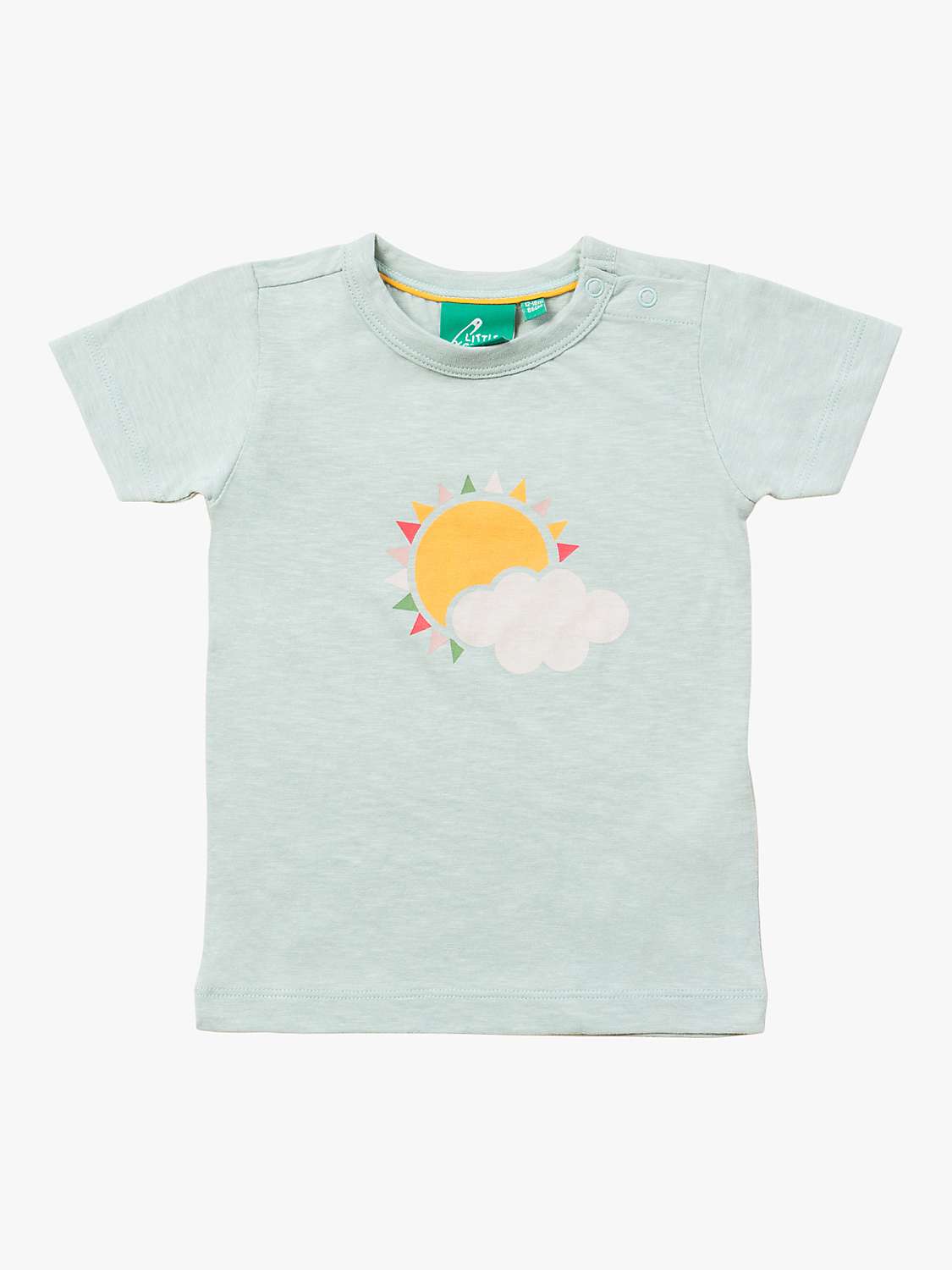 Buy Little Green Radicals Baby Organic Short Sleeve T-shirt, Multi Online at johnlewis.com