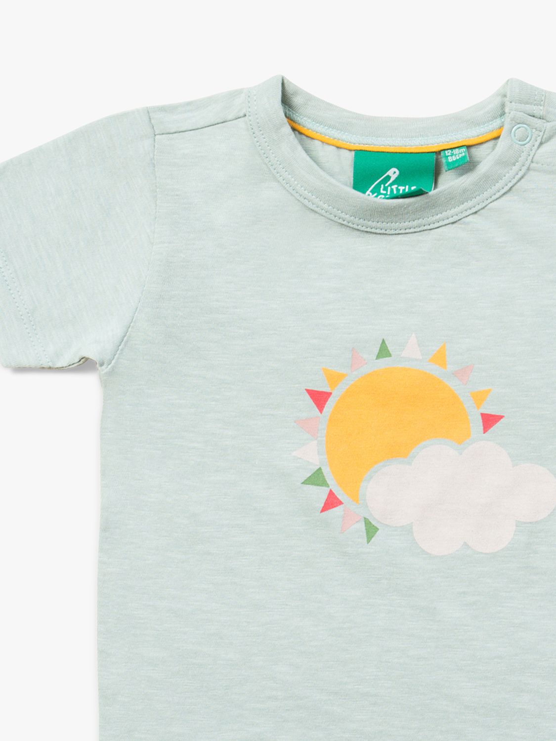 Little Green Radicals Baby Organic Short Sleeve T-shirt, Multi, 0-3 months