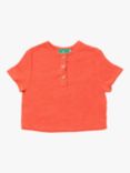 Little Green Radicals Kids' Loose Top, Red Check
