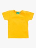 Little Green Radicals Baby Organic Cotton Short Sleeve T-Shirt, Gold