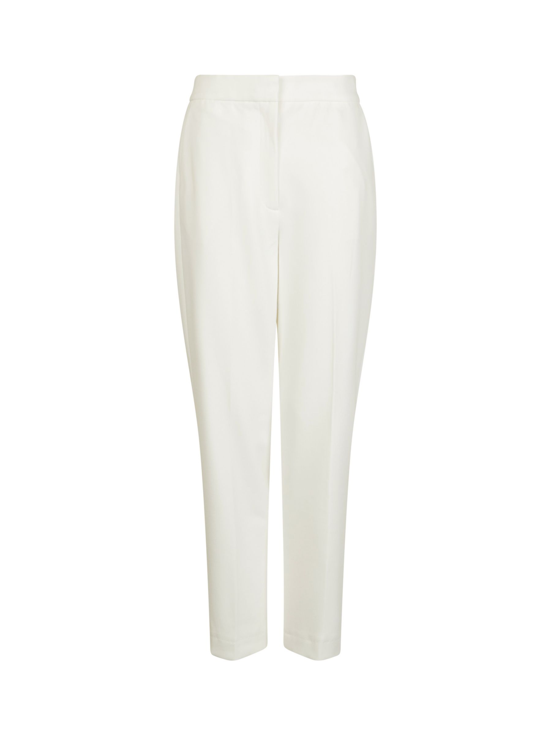 French Connection Whisper Tapered Trousers, Summer White at John Lewis ...