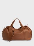 Gerard Darel 72H Leather Weekend Bag, Cognac