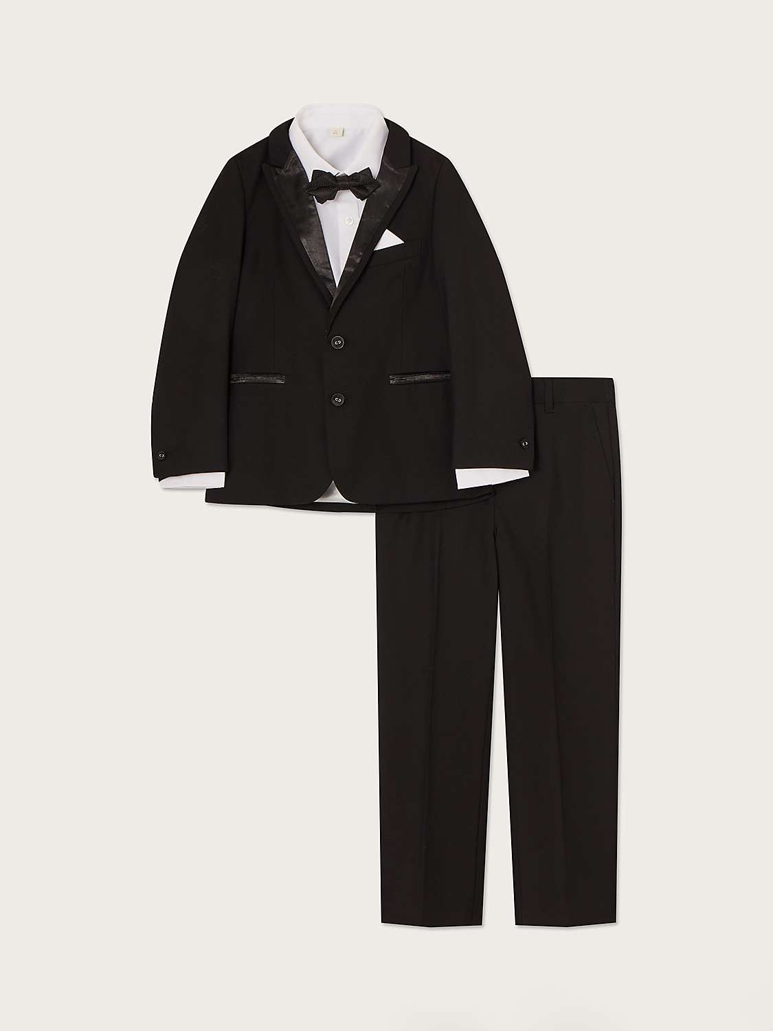 Buy Monsoon Kids' Benjamin Four-Piece Suit, Black Online at johnlewis.com