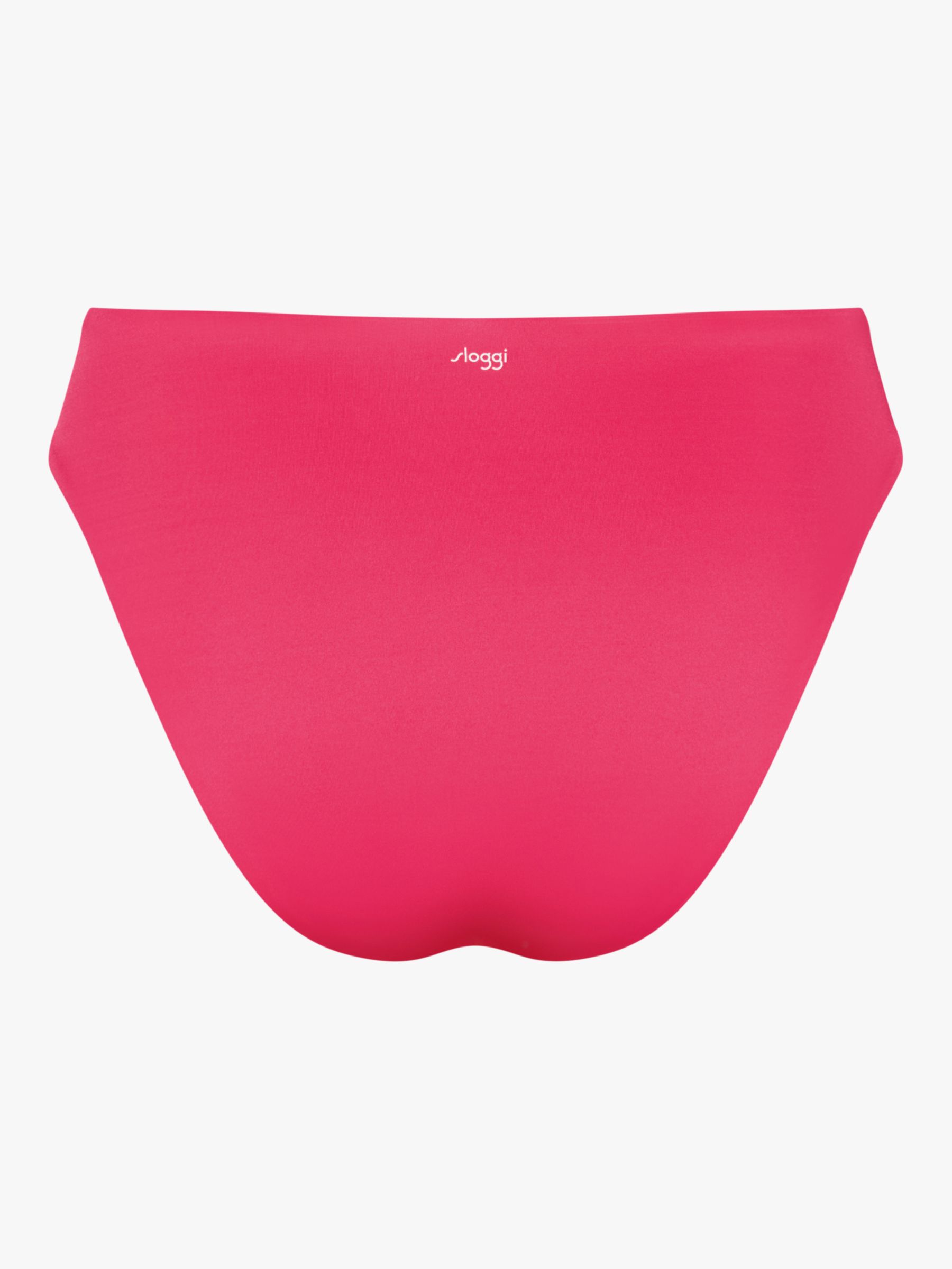 sloggi Shore Fornillo Reversible Bikini Bottoms, Pink/Orange, XS