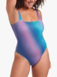 sloggi Shore Fornillo Reversible Swimsuit, Turquoise/Purple
