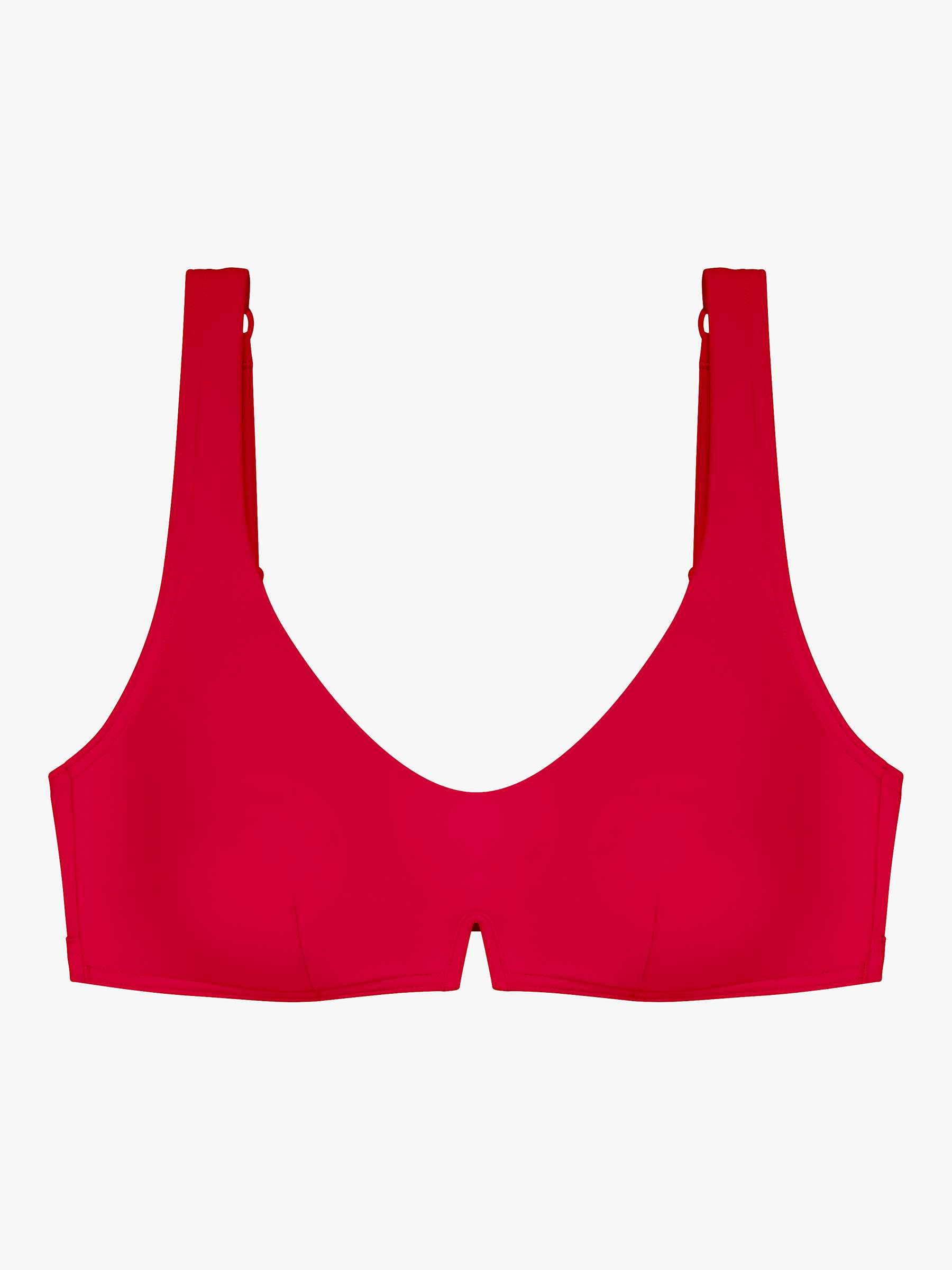 Buy Triumph Flex Smart Summer Padded Bikini Top, Bright Red Online at johnlewis.com