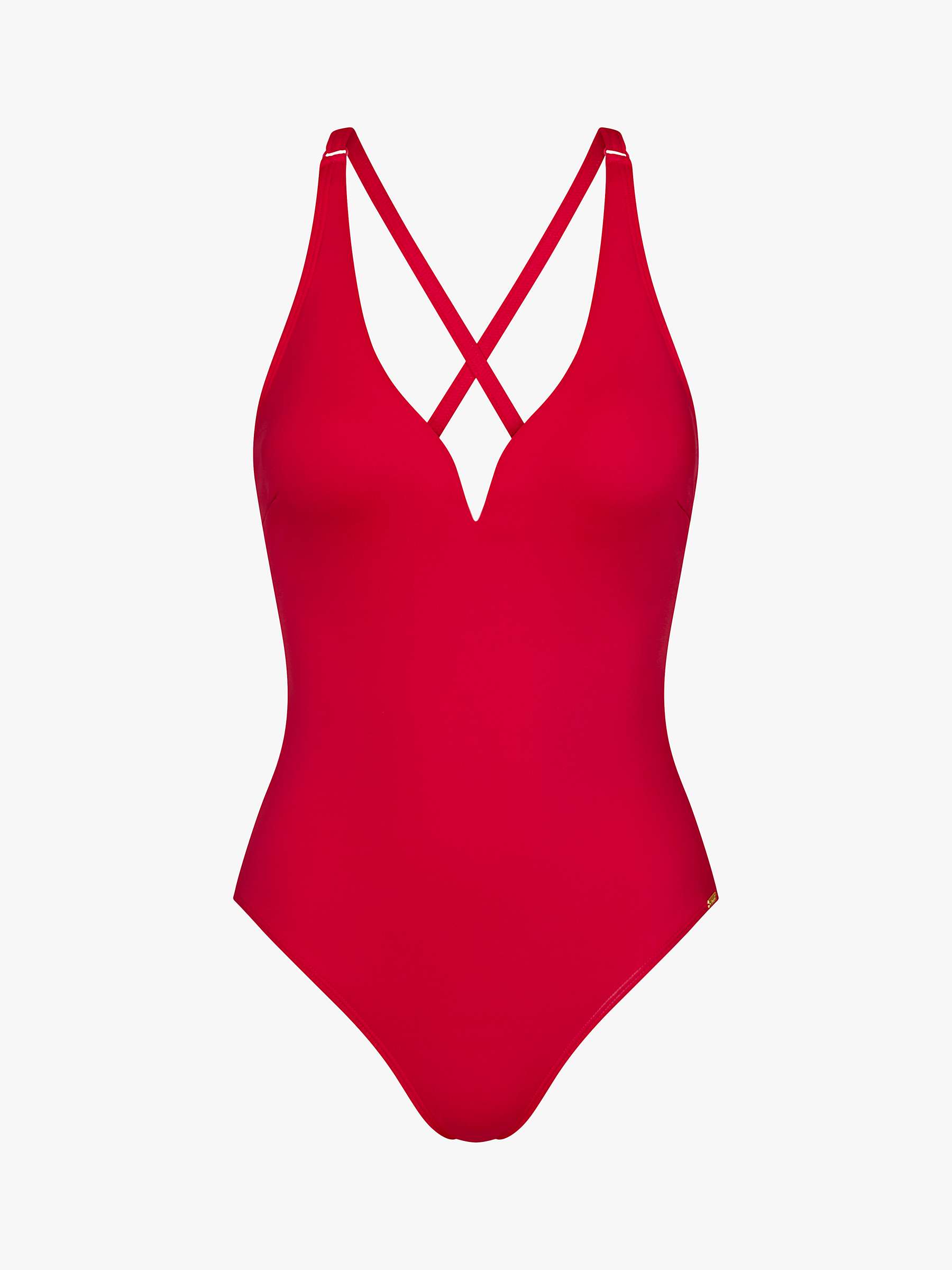 Buy Triumph Flex Smart Summer Swimsuit, Bright Red Online at johnlewis.com