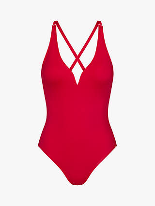 Triumph Flex Smart Summer Swimsuit, Bright Red