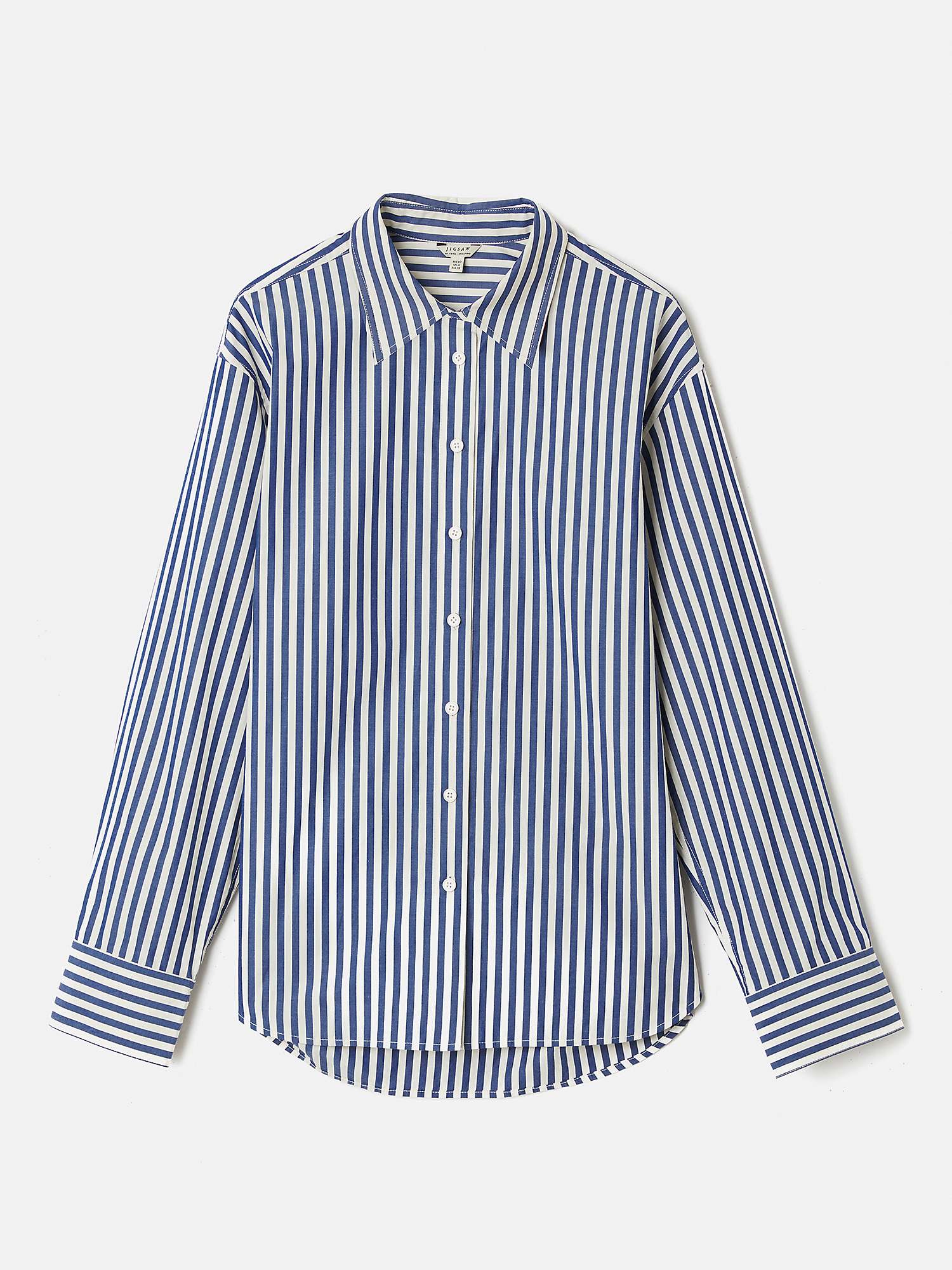 Buy Jigsaw Cotton Poplin Stripe Shirt Online at johnlewis.com