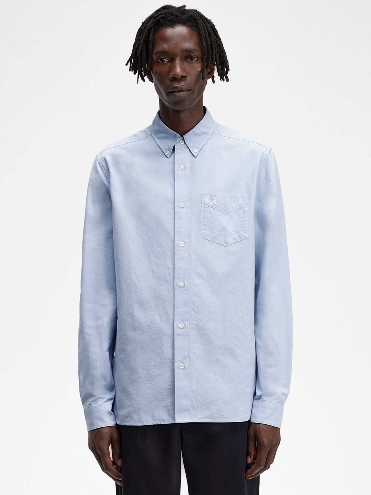 Fred Perry Oxford Shirt, 146 Blue, S