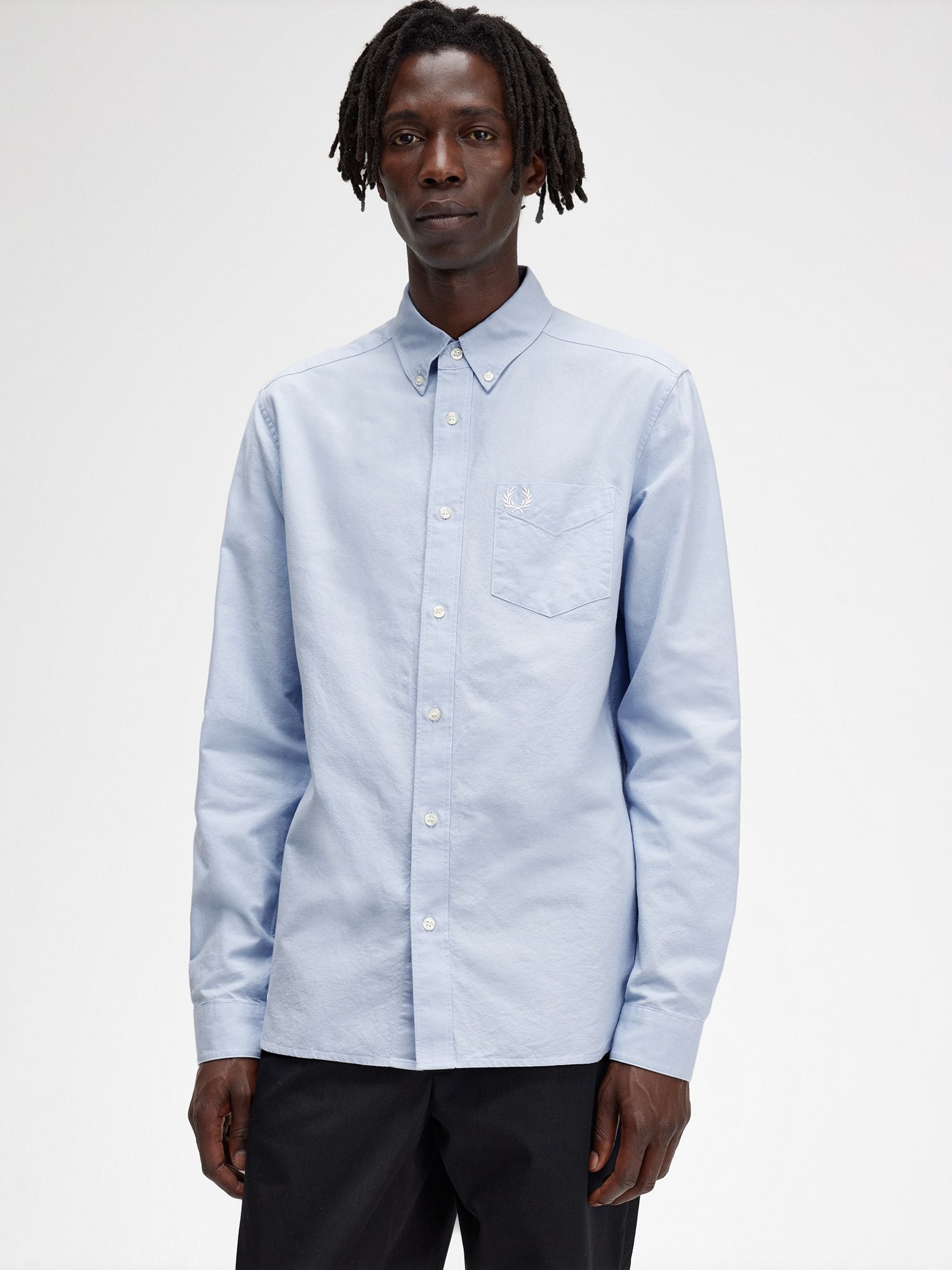 Fred Perry Oxford Shirt, 146 Blue, S