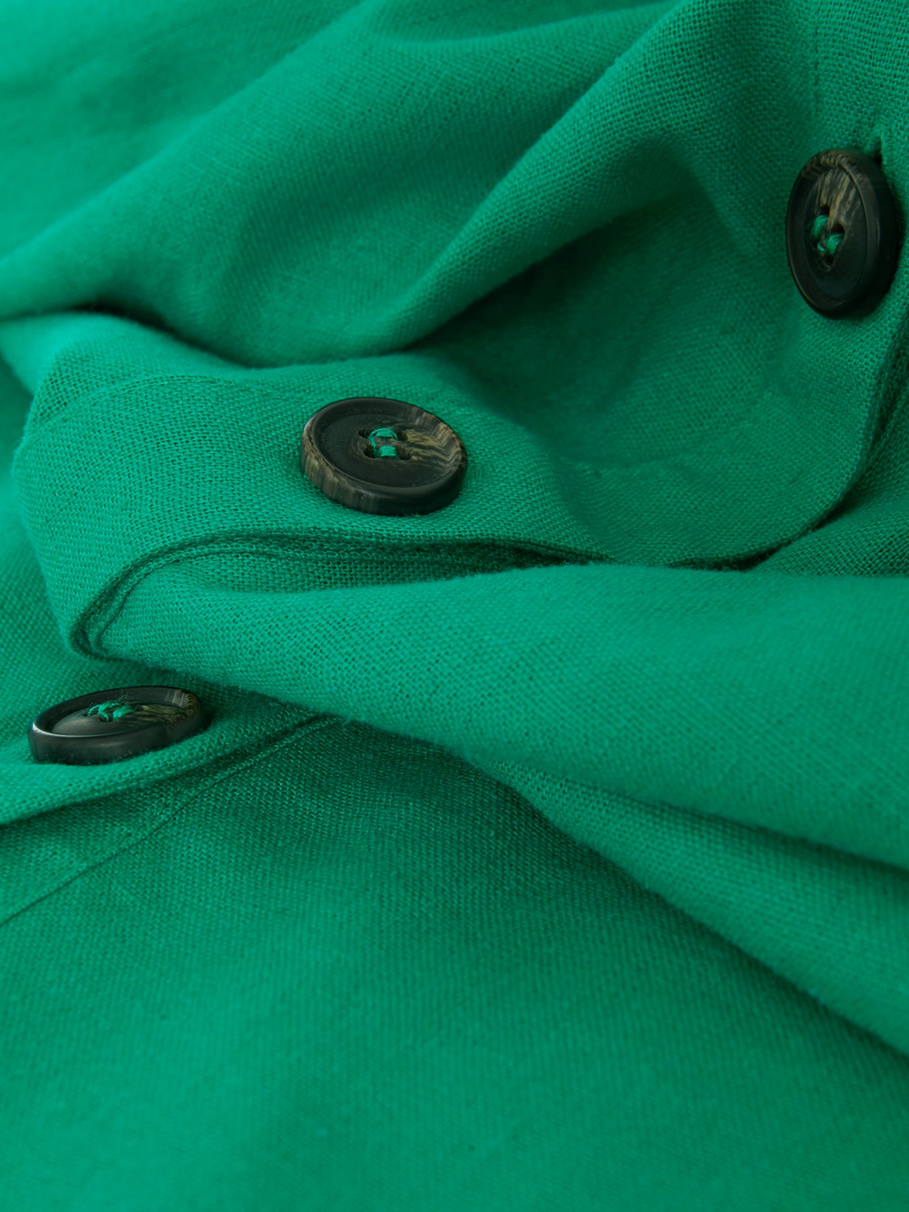 Phase Eight Jamilla Linen Blend Midi Dress, Green